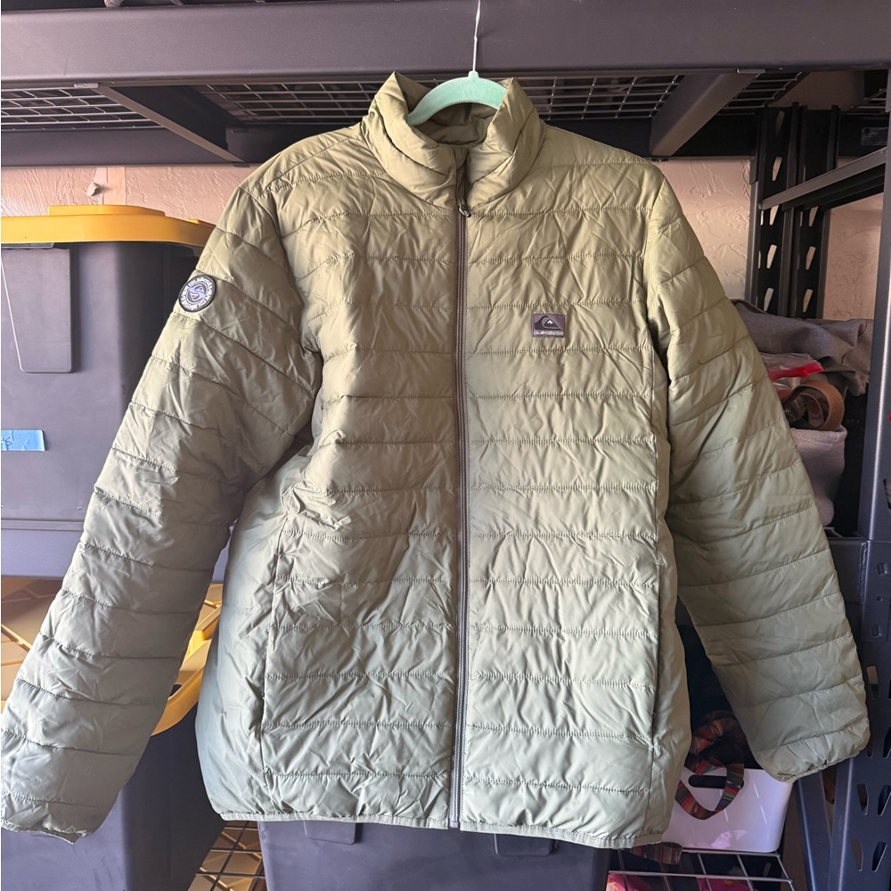 Quiksilver Olive Quilted Jacket